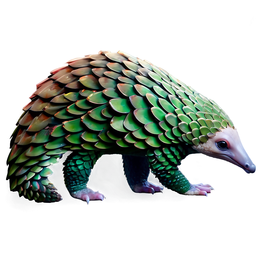 Enchanted Forest Pangolin Png 4 PNG image