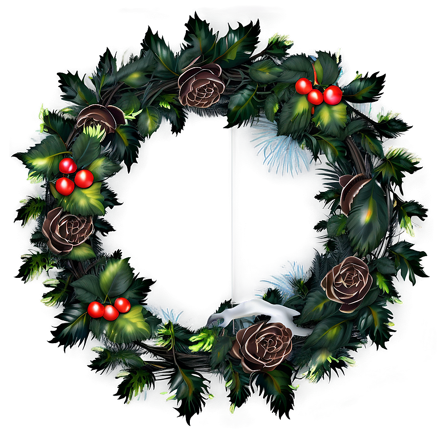 Enchanted Forest Wreath Png 90 PNG image