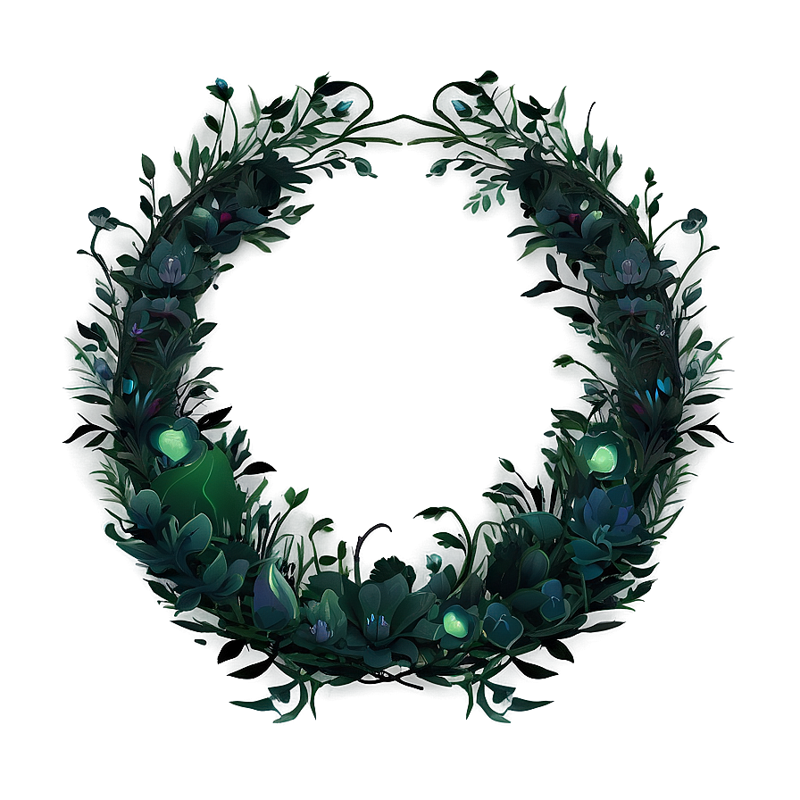 Enchanted Forest Wreath Png Cpg PNG image