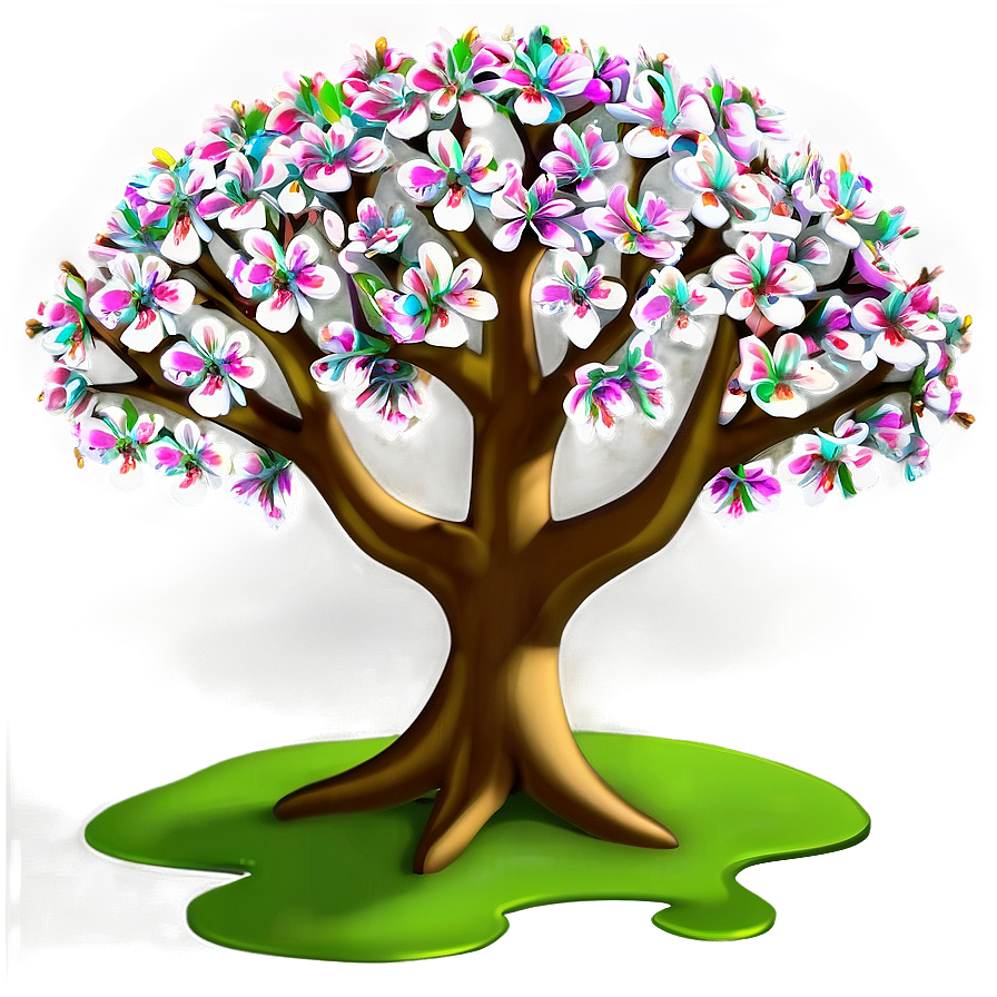 Enchanted Garden Flower Tree Png 67 PNG image