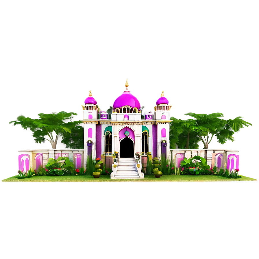 Enchanted Garden Palace Png 06282024 PNG image