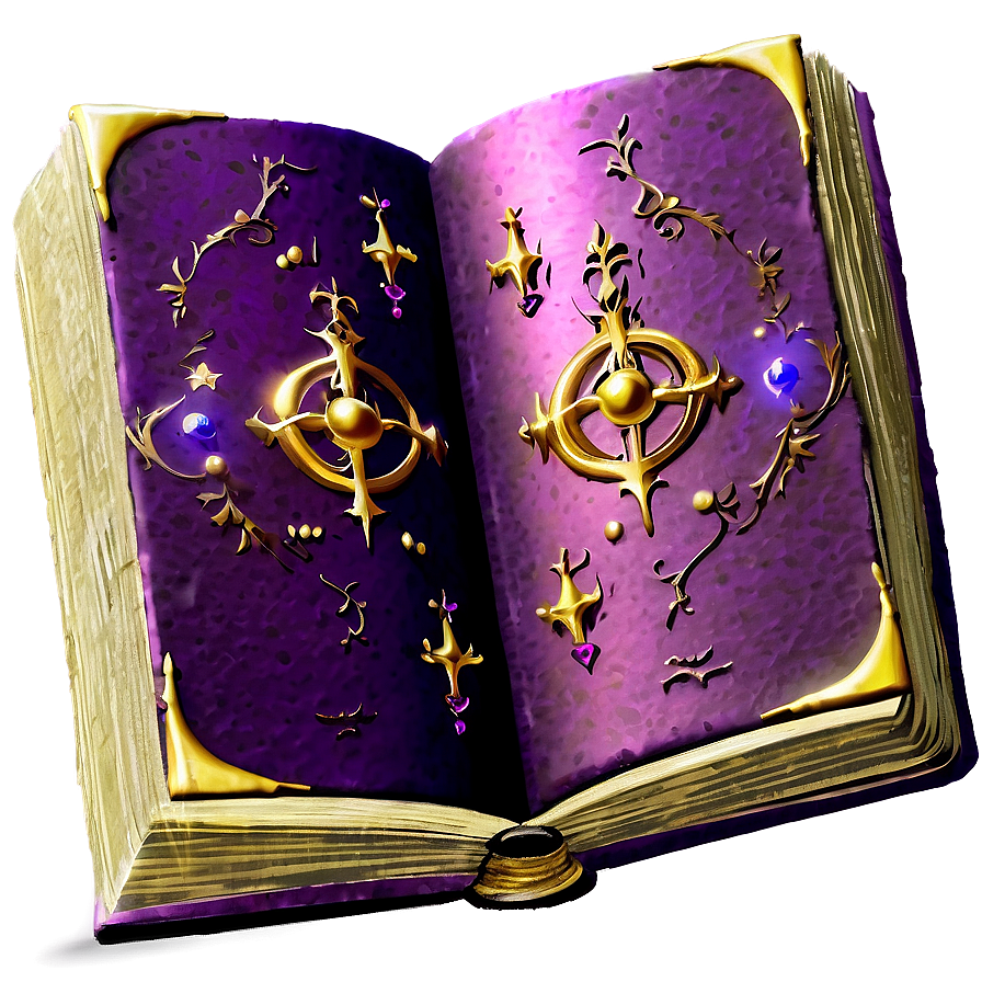 Enchanted Magical Spellbook Png Niy59 PNG image