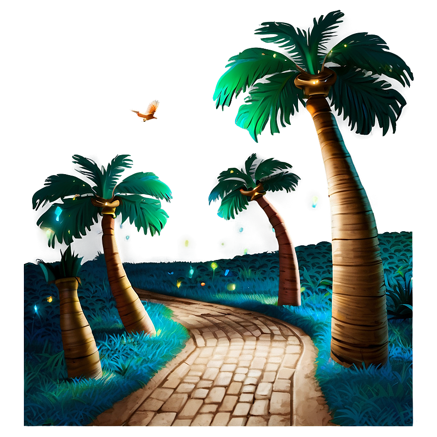 Enchanted Palmera Pathway Png 28 PNG image