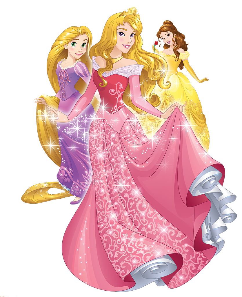 Enchanted_ Princess_ Trio PNG image