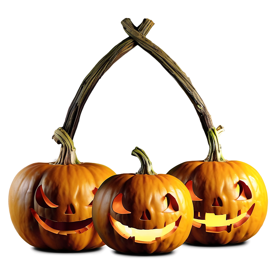 Enchanted Pumpkin Face Png Squ57 PNG image