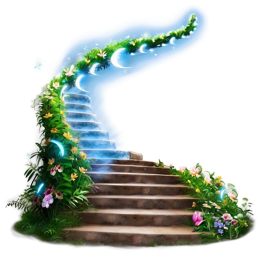 Enchanted Stairway To Heaven Png Efx96 PNG image