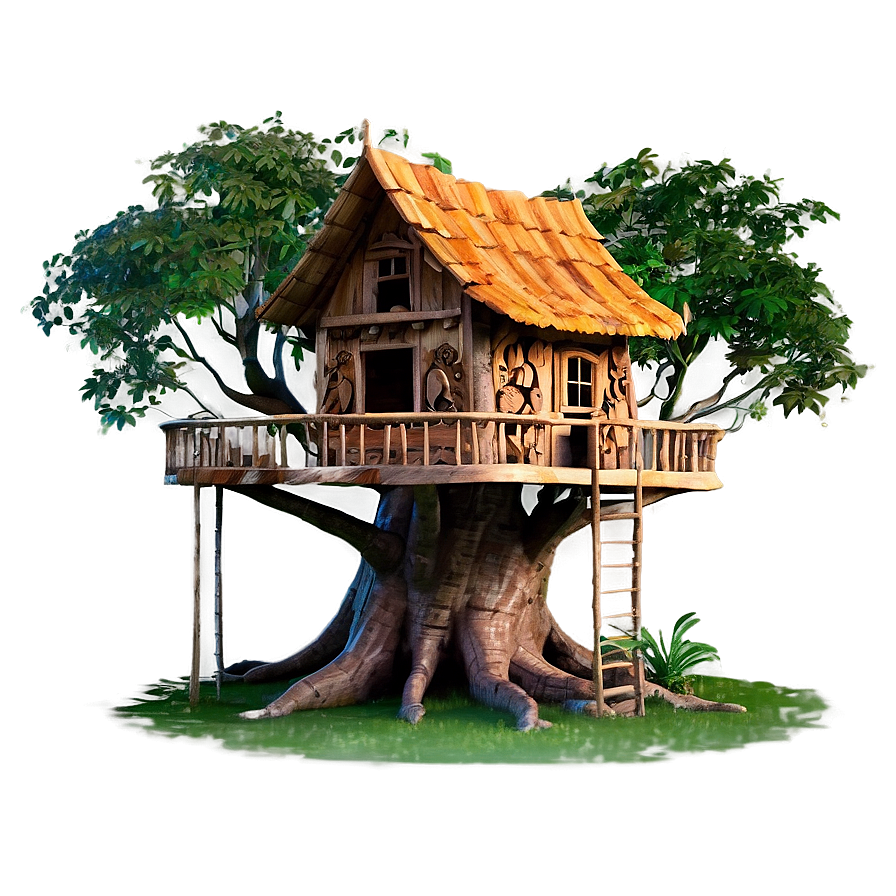 Enchanted Tree House Png 06282024 PNG image