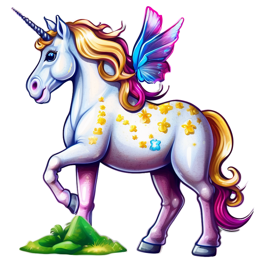 Enchanted Unicorn Clipart Png 4 PNG image