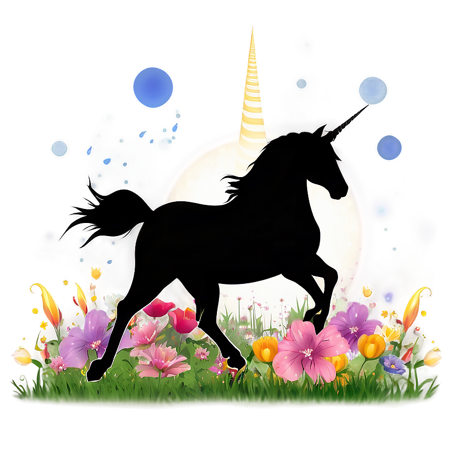 Enchanted Unicorn Silhouette Png Sts28 PNG image