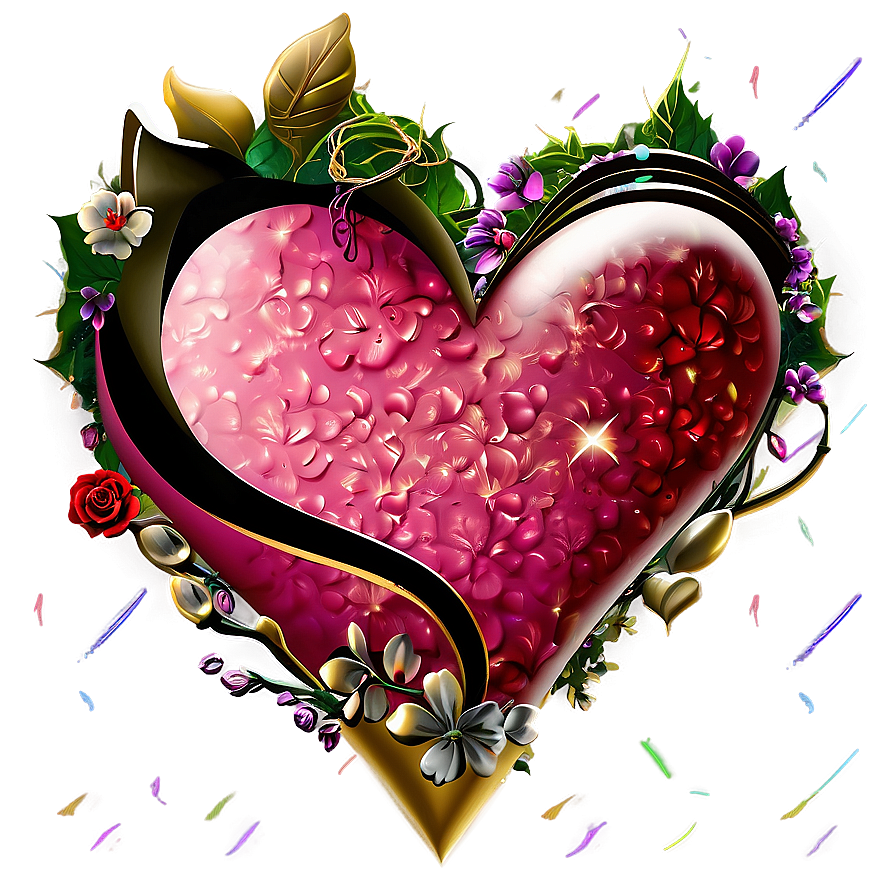 Enchanted Valentine's Day Moonlight Png Rjj68 PNG image