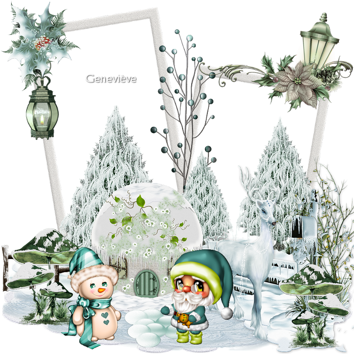 Enchanted_ Winter_ Forest_ Scene PNG image