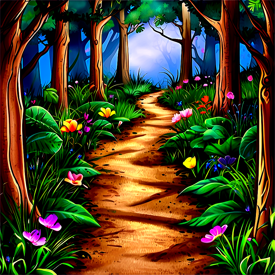 Enchanted Woodland Path Png Gae98 PNG image