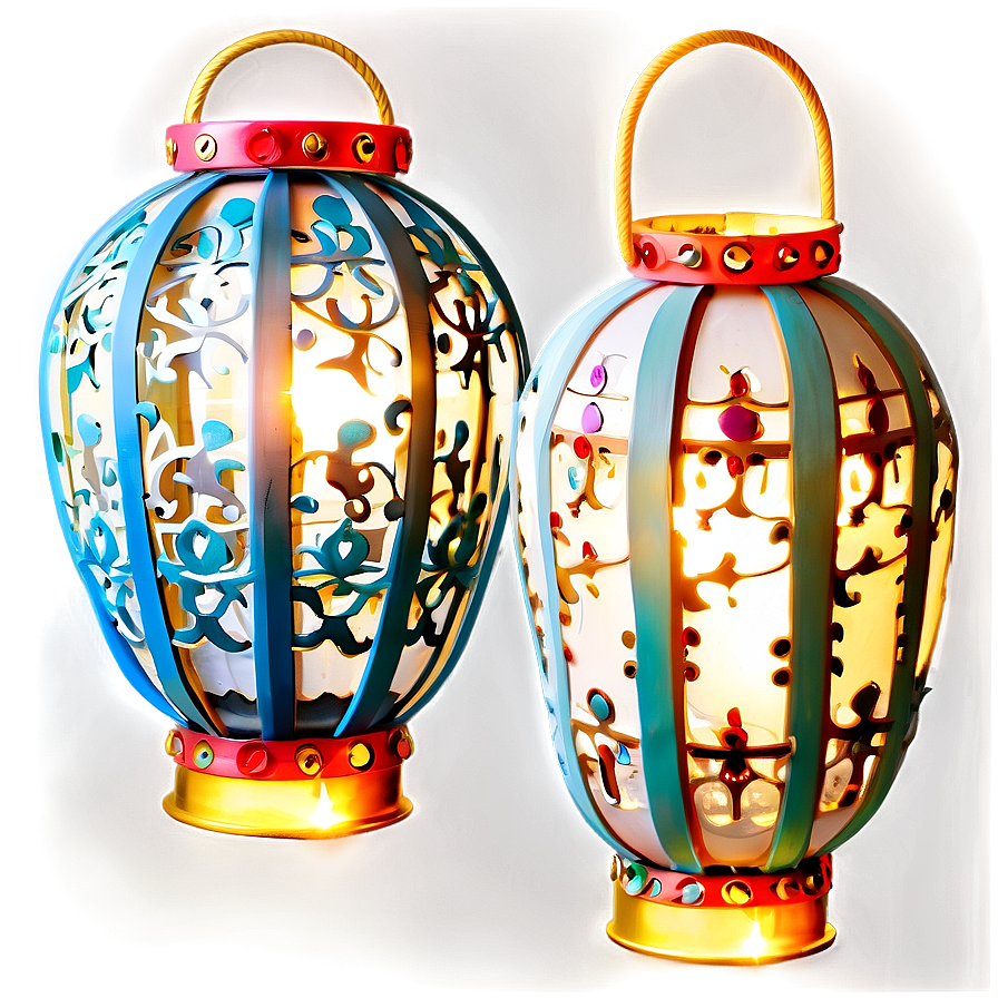 Enchanting Celebration Lanterns Png Qum71 PNG image