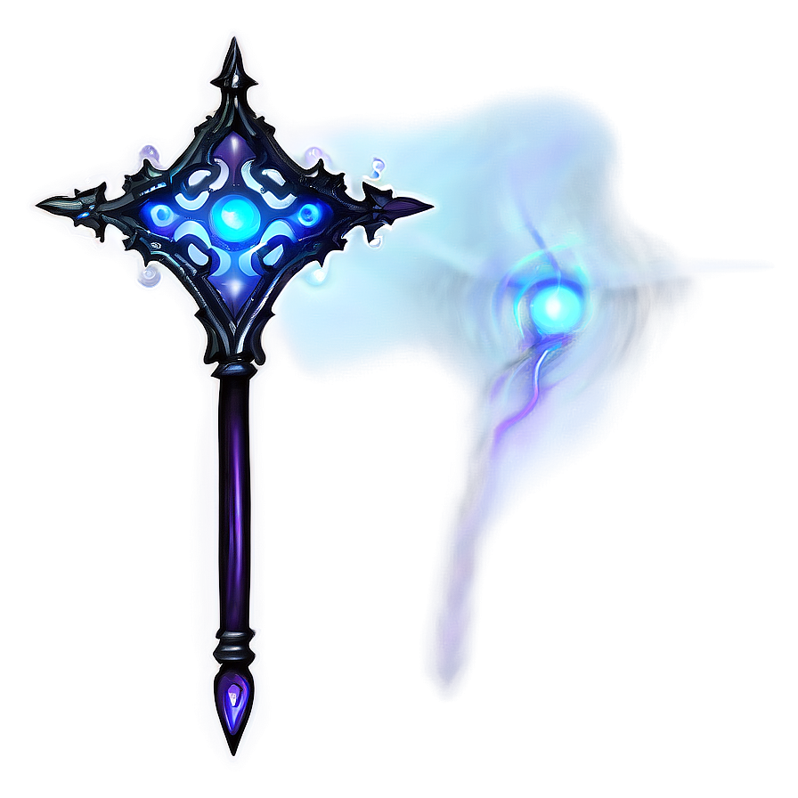 Enchanting Dark Magic Wand Png 62 PNG image