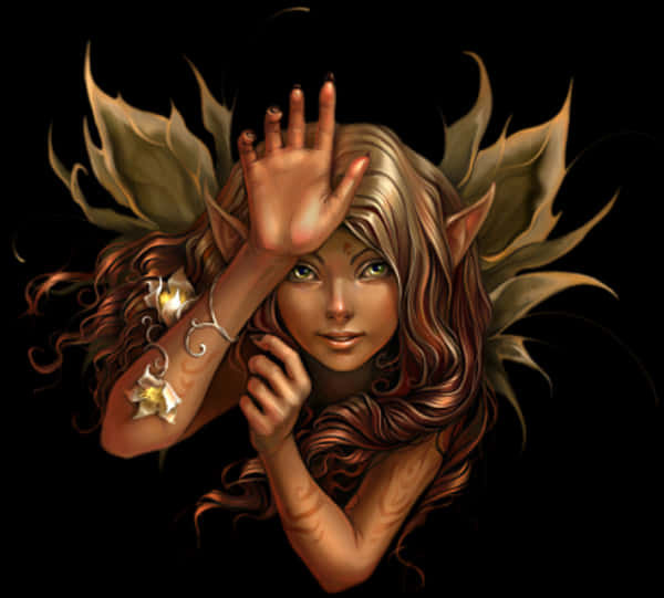 Enchanting Forest Fairy PNG image