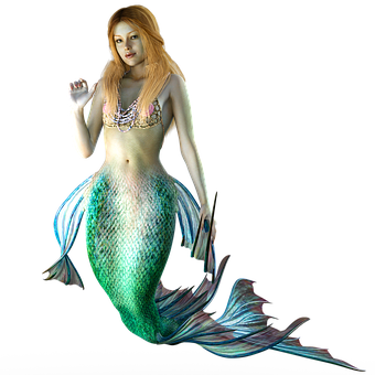 Enchanting Mermaid Illustration PNG image