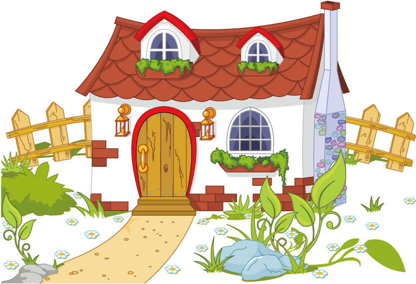 Enchanting Storybook House Clipart PNG image