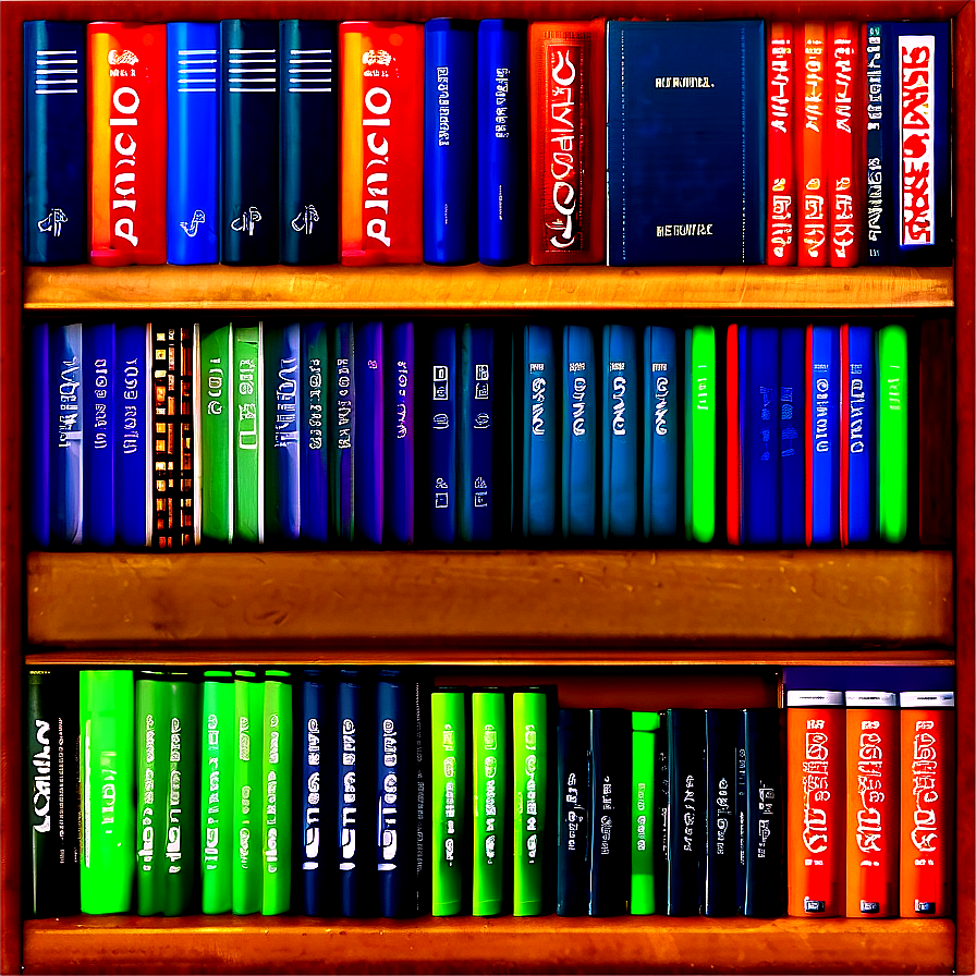 Encyclopedias On Shelf Png Ukf PNG image