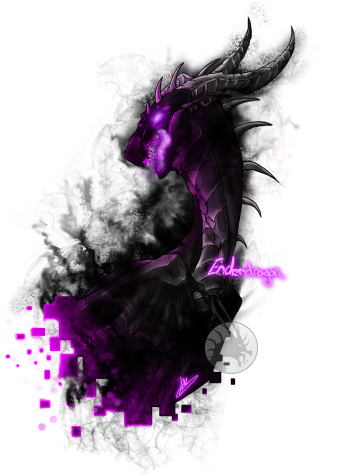 Ender_ Dragon_ Artistic_ Render PNG image