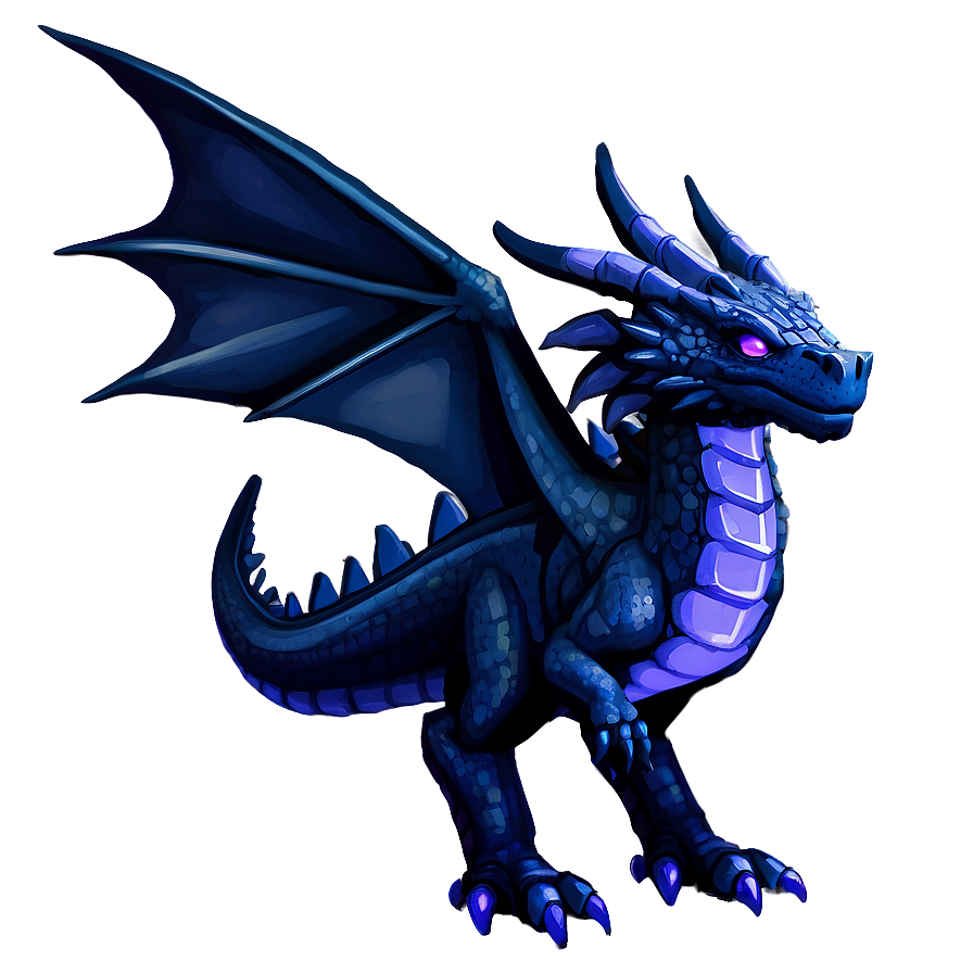 Ender Dragon Digital Painting Png Kla PNG image