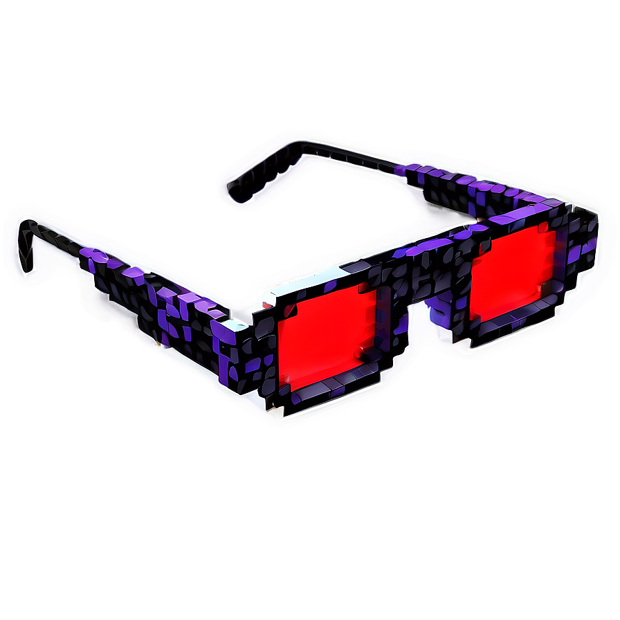 Ender Dragon Minecraft Glasses Png 86 PNG image