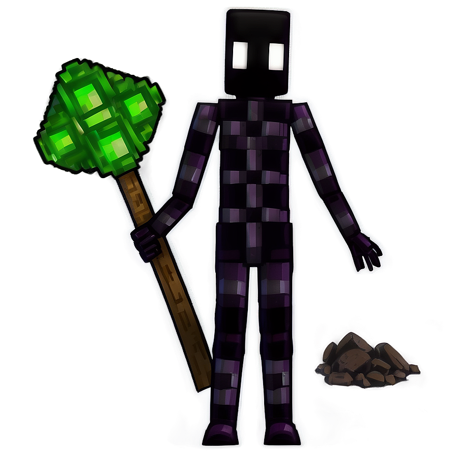 Enderman In Nether World Background Png 49 PNG image