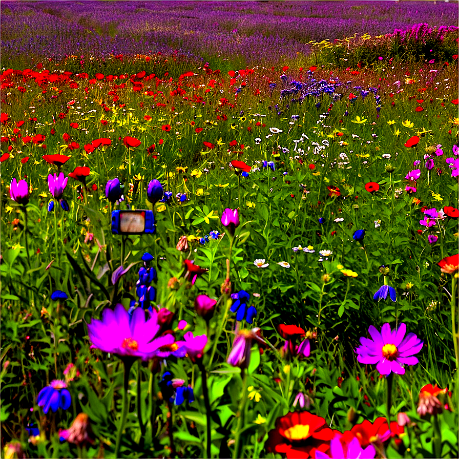 Endless Wildflower Field Png Ucm58 PNG image