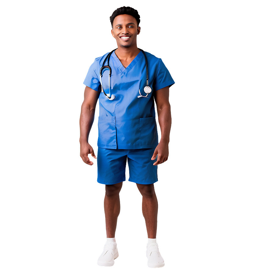 Energetic Male Nurse Png 31 PNG image