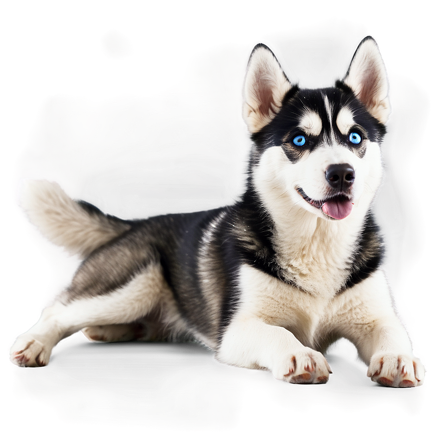 Energetic Siberian Husky Png Mpv45 PNG image