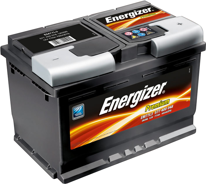 Energizer Premium Car Battery PNG image