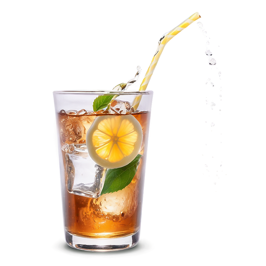 Energizing Iced Tea Splash Png 58 PNG image