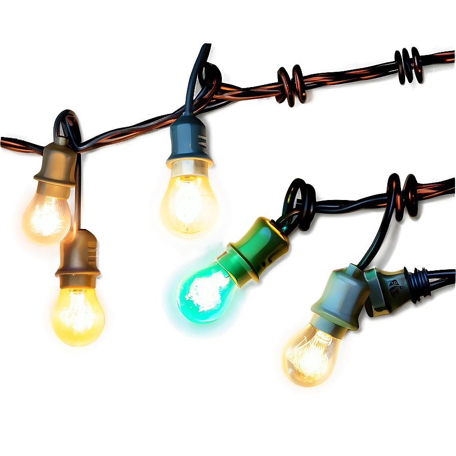 Energy Efficient String Lights Png Cwn82 PNG image