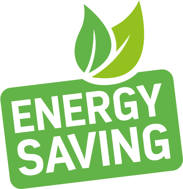 Energy Saving Logo Green Leaf PNG image
