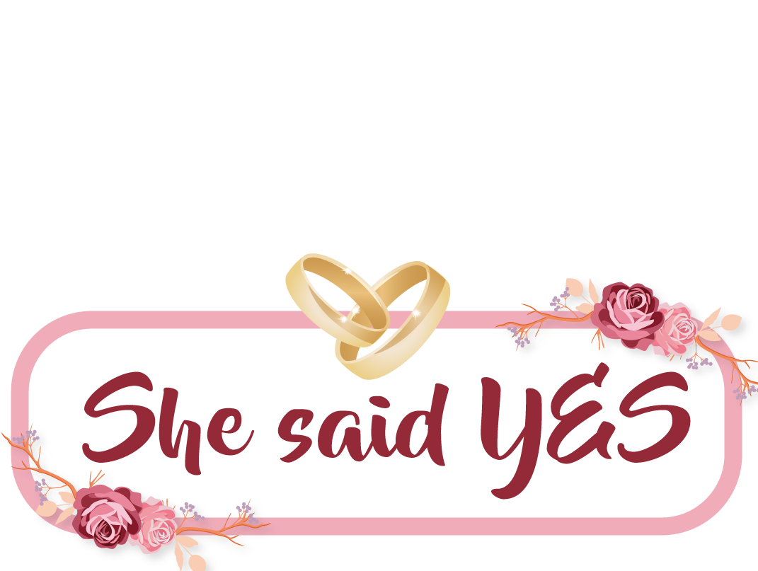 Engagement Announcement She Said Yes PNG image