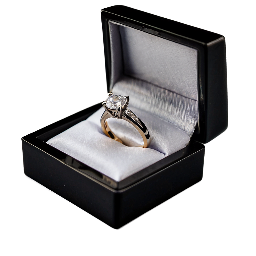 Engagement Ring Box Png 06282024 PNG image