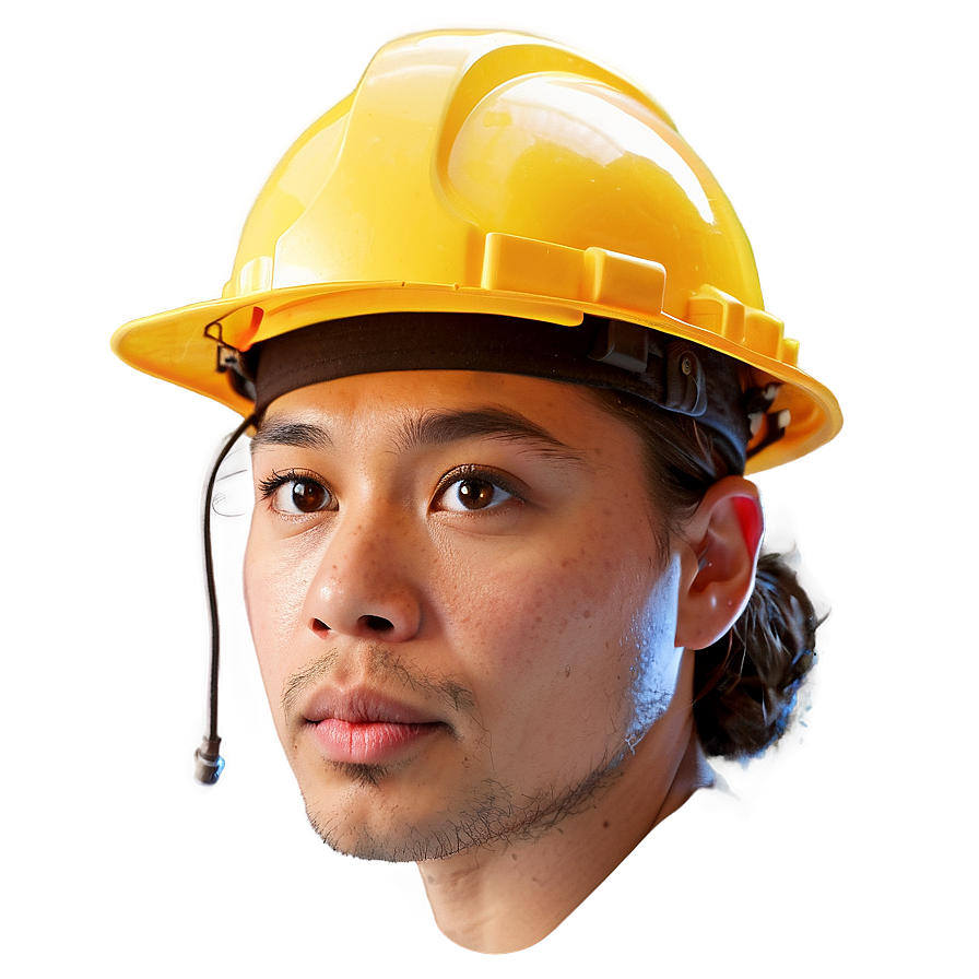 Engineer Head Hardhat Png Ioi84 PNG image