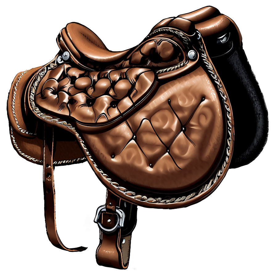 English Saddle Png Liu PNG image