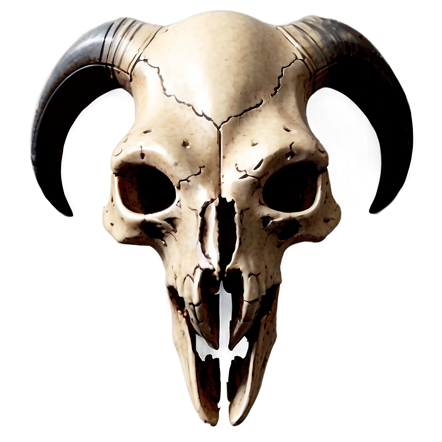 Engraved Animal Skull Sketch Png Tlh PNG image