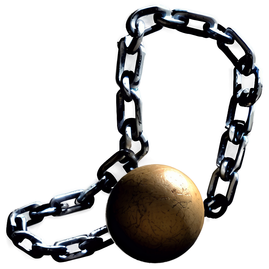 Engraved Ball And Chain Png 31 PNG image