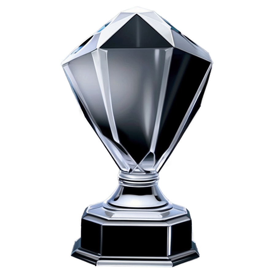 Engraved Crystal Trophy Png 05212024 PNG image