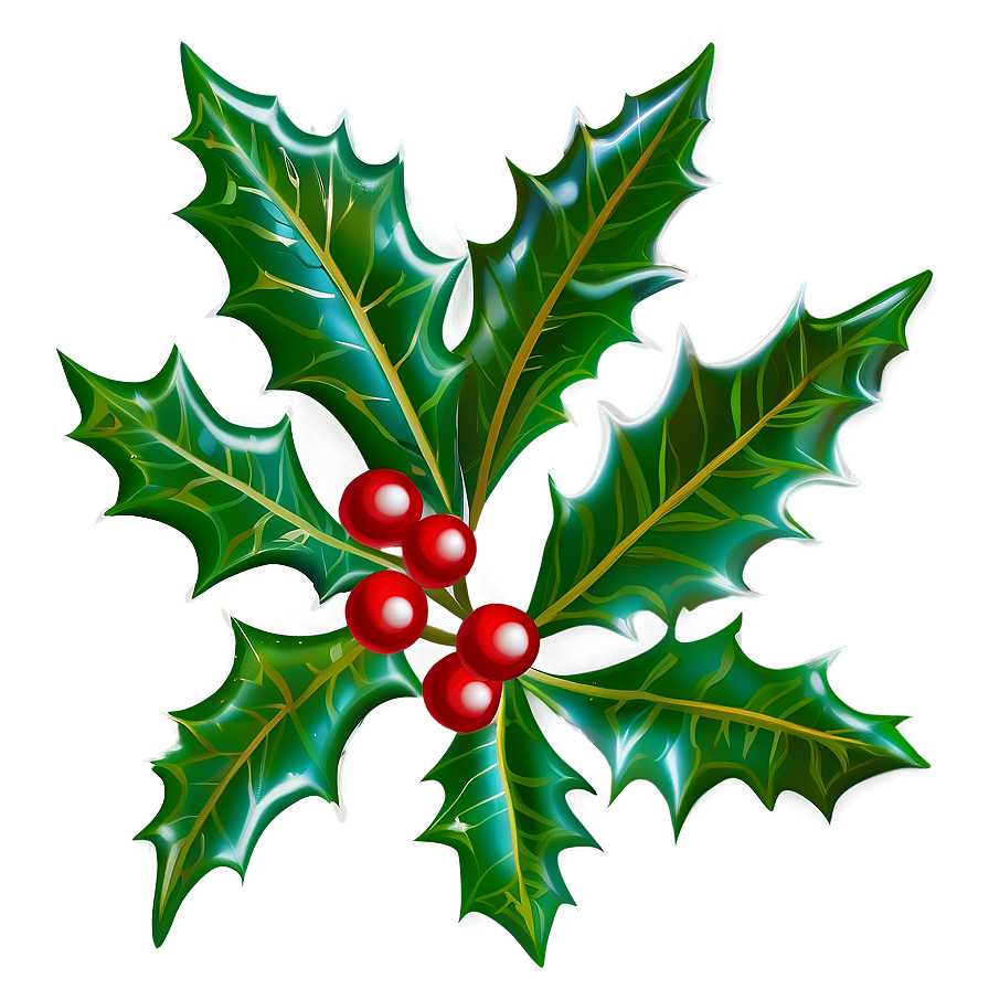 Engraved Holly Png 56 PNG image