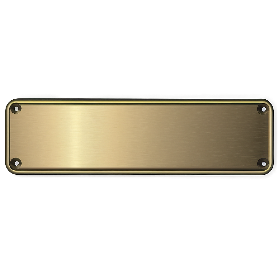 Engraved Metal Plate Design Png 5 PNG image