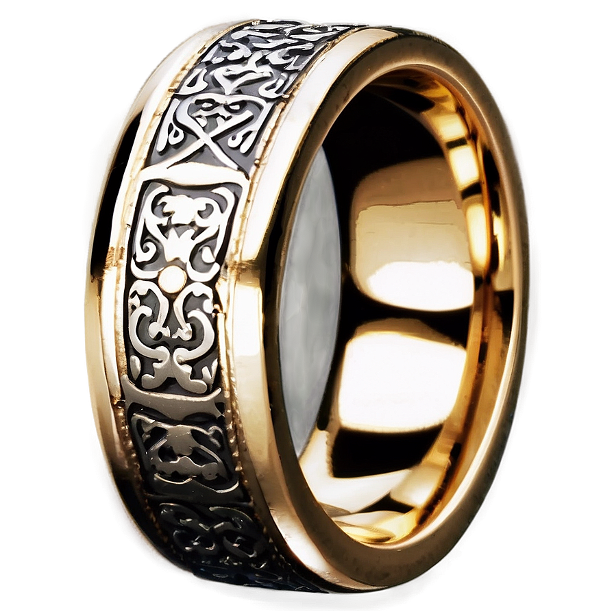 Engraved Metal Ring Png 77 PNG image