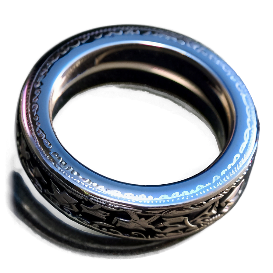 Engraved Metal Ring Png Noi PNG image