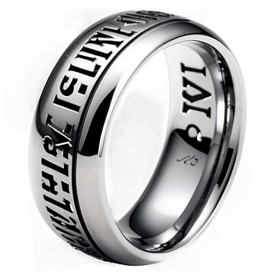 Engraved Personalized Rings Png Wdp PNG image