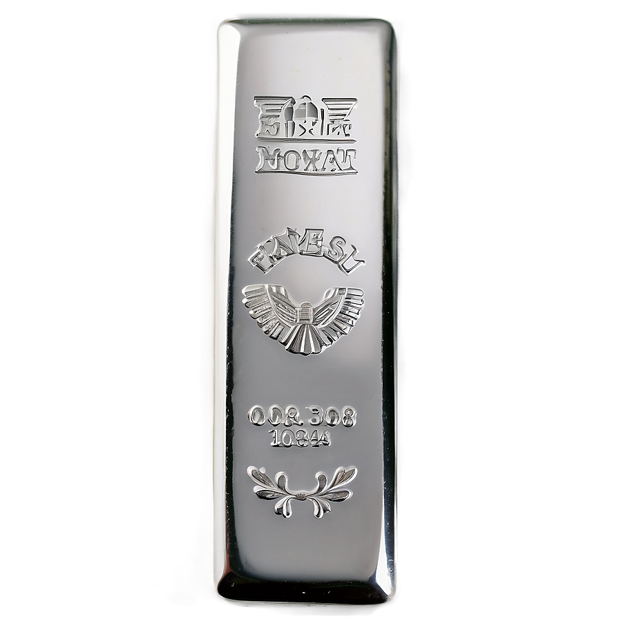 Engraved Silver Bar Png 39 PNG image