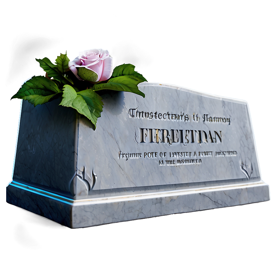 Engraved Tombstone Png 05252024 PNG image