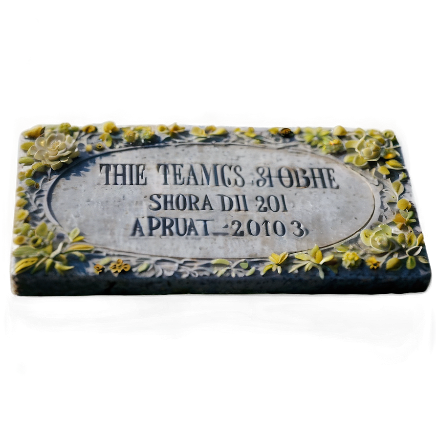 Engraved Tombstone Png 05252024 PNG image