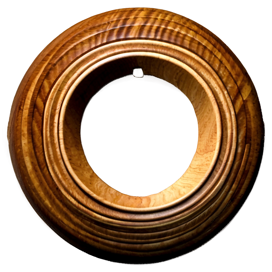 Engraved Wood Circle Art Png Dys PNG image