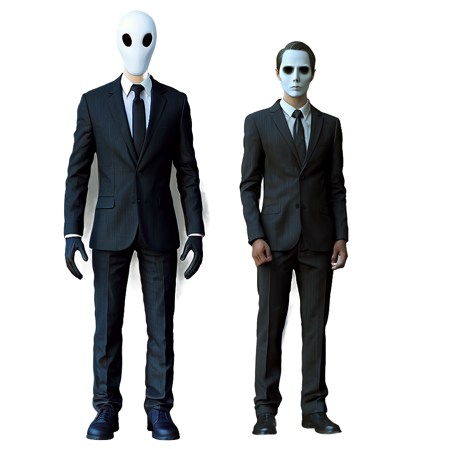 Enigmatic Slender Man Png Aud57 PNG image